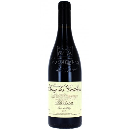 VACQUEYRAS rouge 2014 Domaine LE SANG DES CAILLOUX cuvée Doucinello 75cl